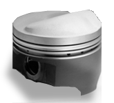 Bare engine piston before coating