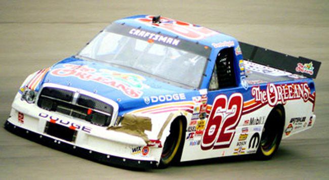 Number 62 race truck in Craftsman Series livery