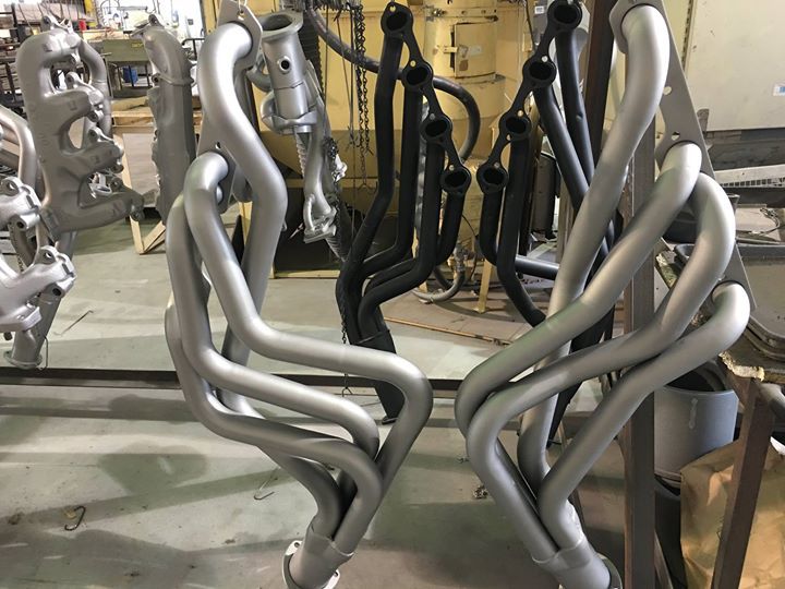 PolyDyn coated exhaust headers, second angle