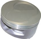 Piston with a PolyDyn coated dome