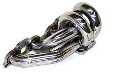 Polished exhaust header